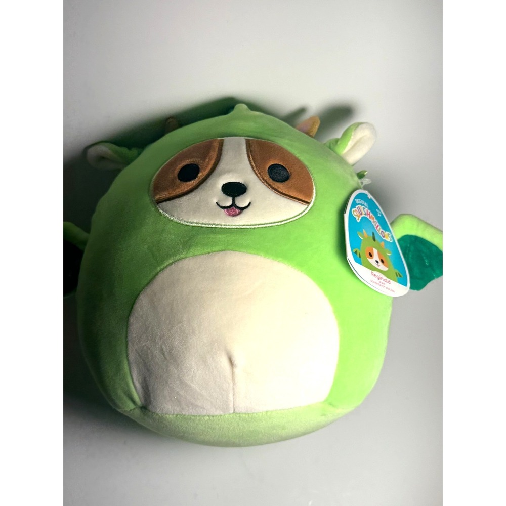 Squishmallow 8" ReEGINALD Corgi Dog in Dragon Costume Soft Dress Up Plush BNWT